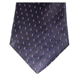 Banana Republic Black 100% Silk Tie made in USA